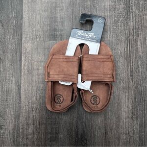 BinkyBro Brown Baby Sandals